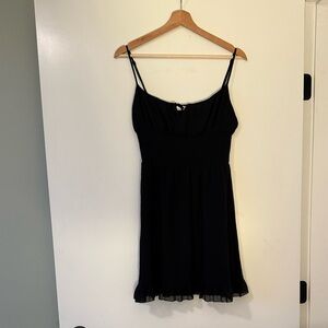 Wilfred Black Genoa Mini Dress